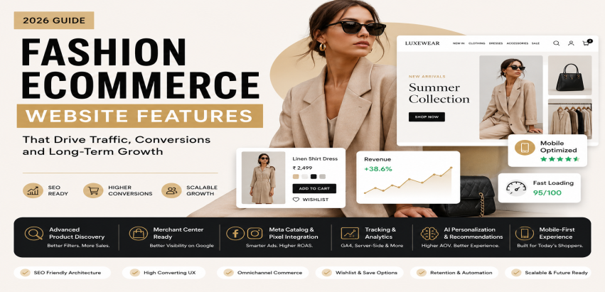 Fashion Ecommerce Website Features List